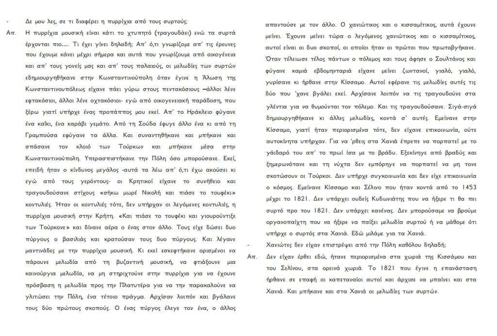 «Στραβά και ανάποδα» στη μουσική της Κρήτης aq 3